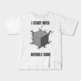 Default Cube Kids T-Shirt